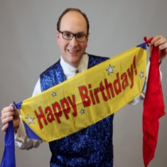 Flash Appearing Birthday Banner by Tommy James